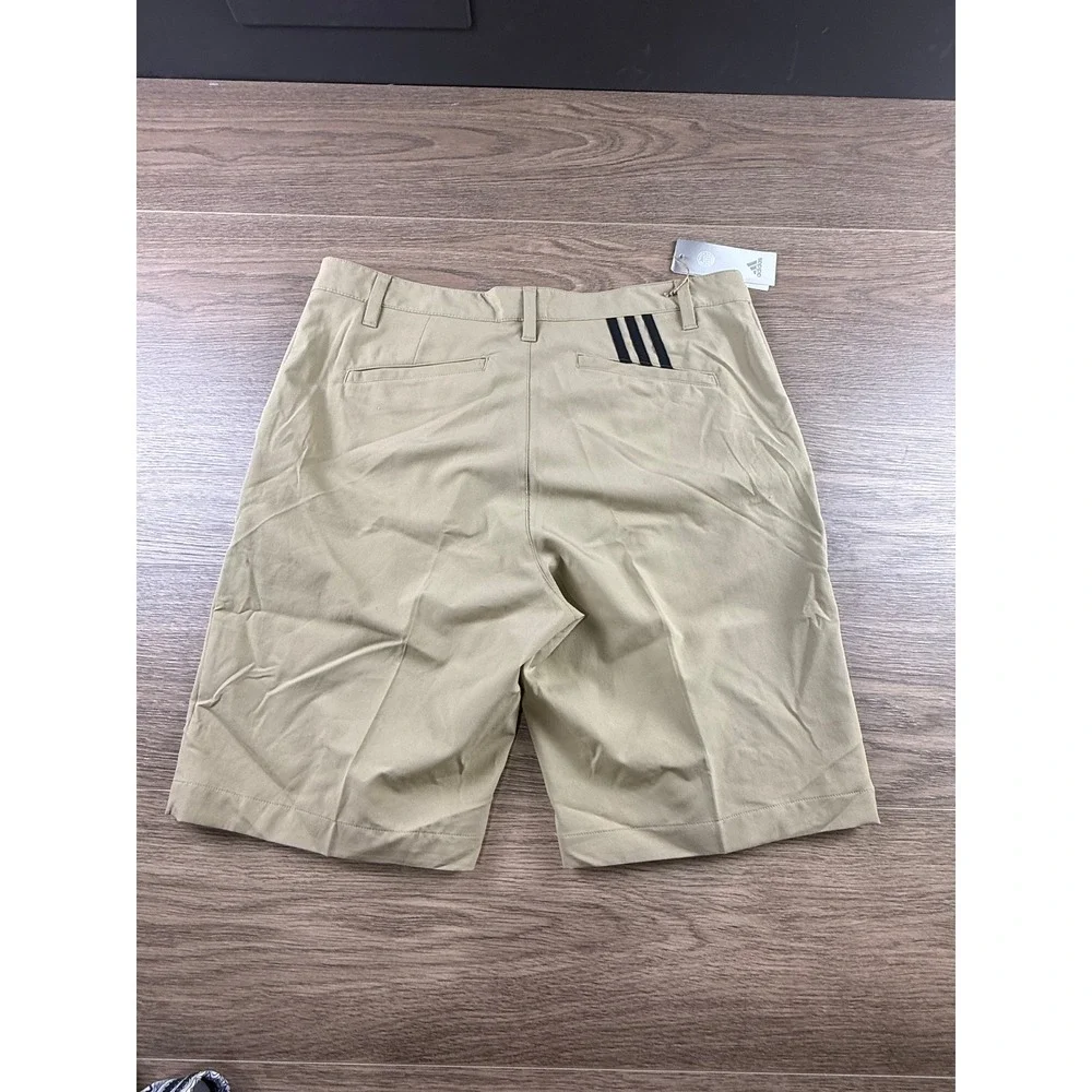 Adidas Adi Golf Shorts Mens 34" Hemp Beige Performance Khaki HG8844 NEW - Picture 8 of 11
